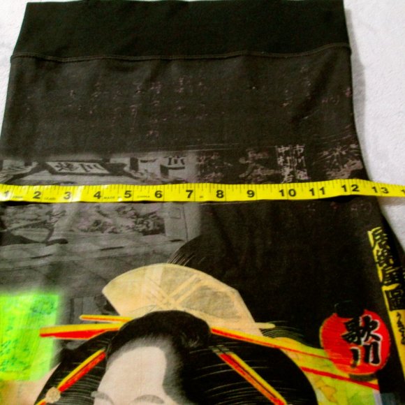 Japanese Pop Art Ukiyo-e Bodycon Dress - Picture 8 of 9